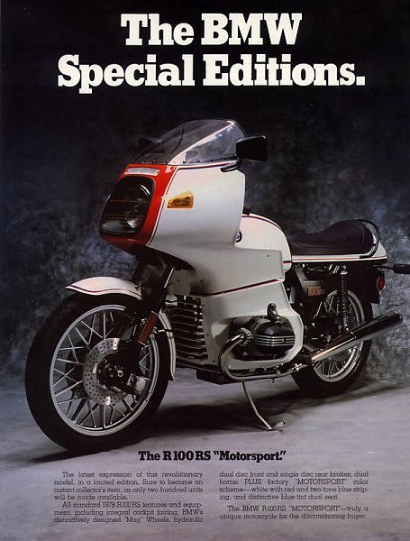 1978 R100rs bmw motorcycle #5