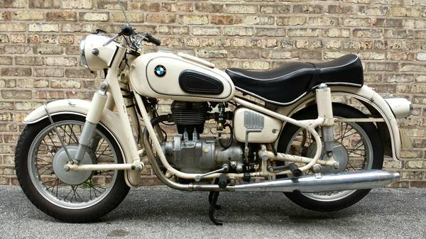 Bmw motorcycle dover white