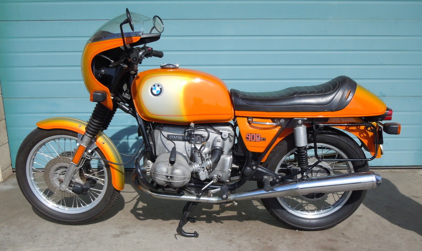 Bmw r90s orange #4