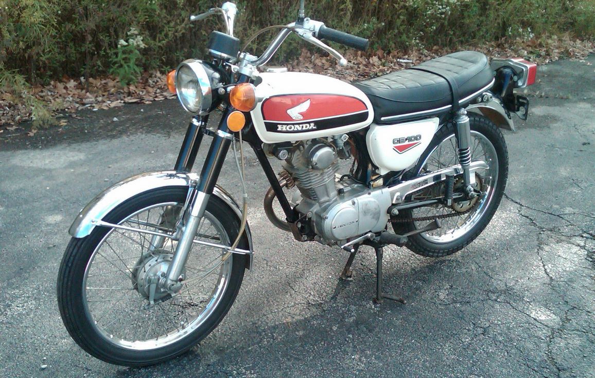 Honda 1972 cb100 dirt bikes #5