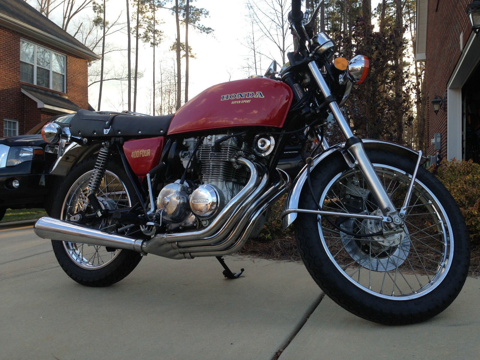 Honda cb400f exhaust sale #5