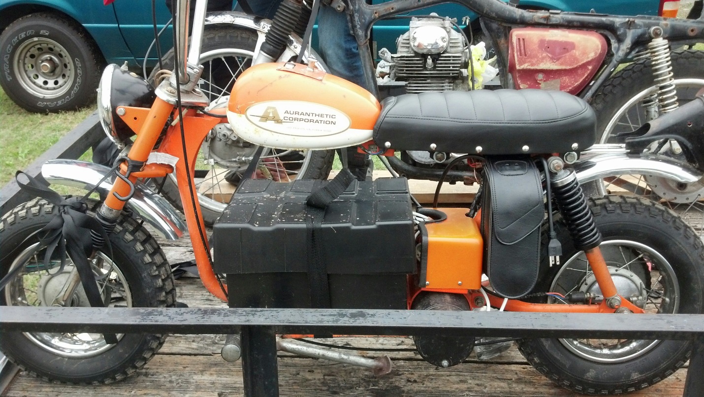 auranthetic electric mini bike