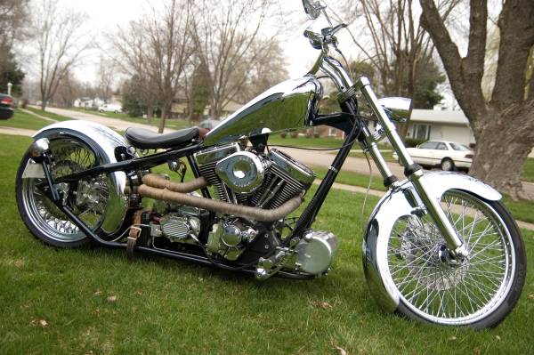 Chrome Chopper – Right Side | Bike-urious