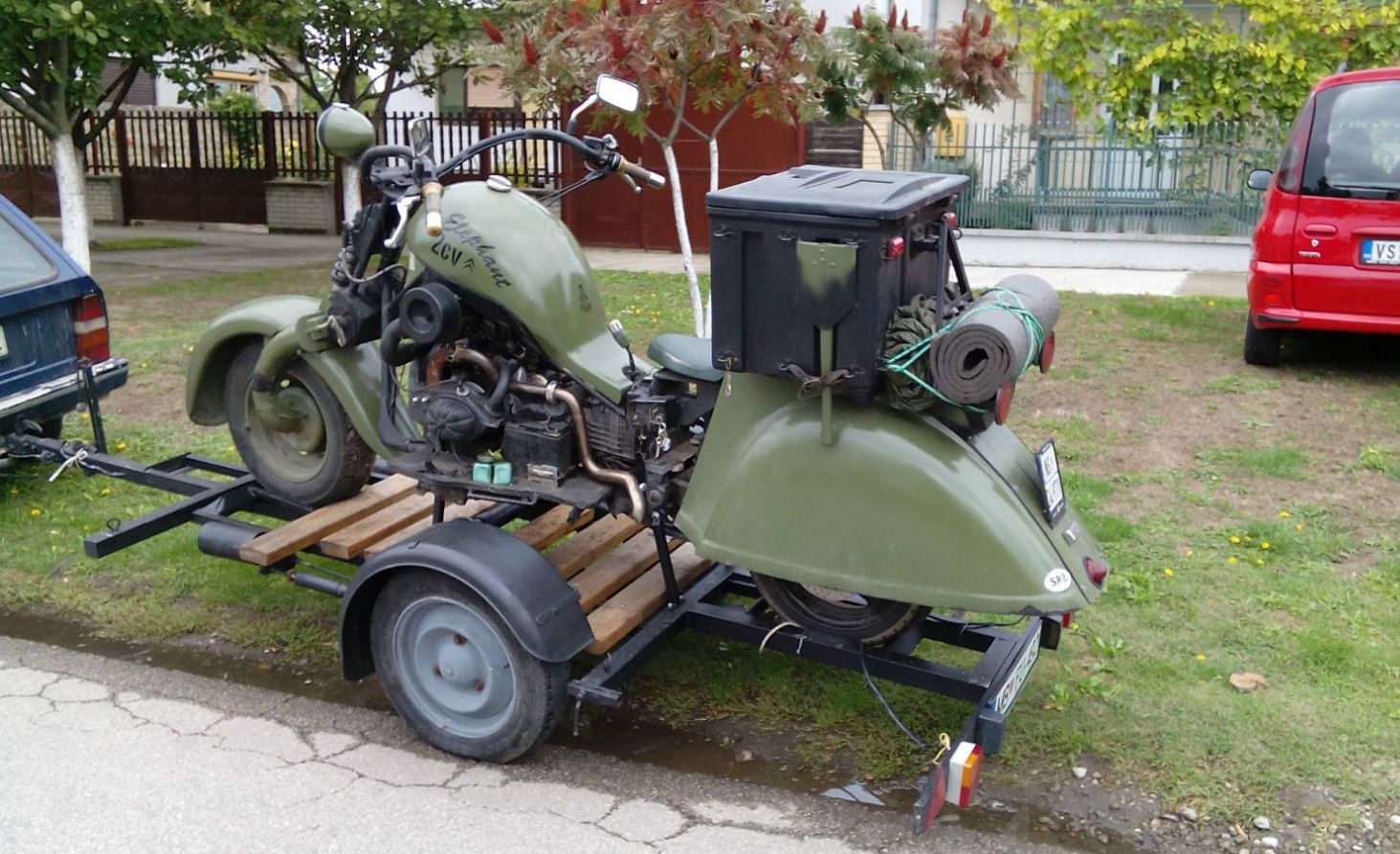 РњРѕС‚РѕС†РёРєР» РёР· Citroen 2cv