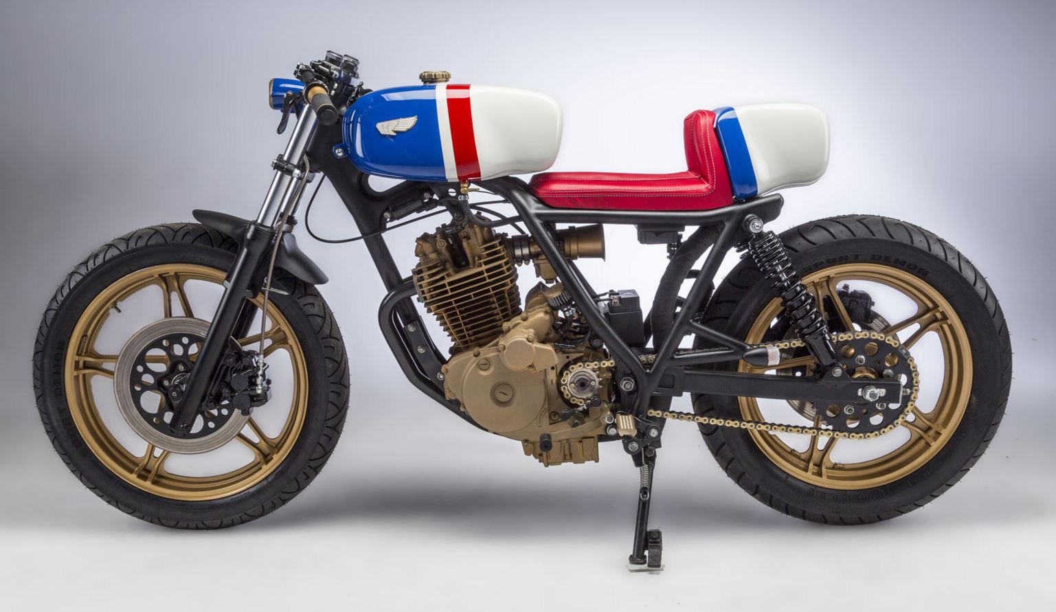 H Garage Honda Ascot VT500 Custom – Left Side | Bike-urious