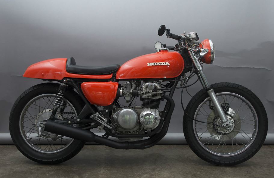 Honda CB500 Cafe Racer – Right Side | Bike-urious