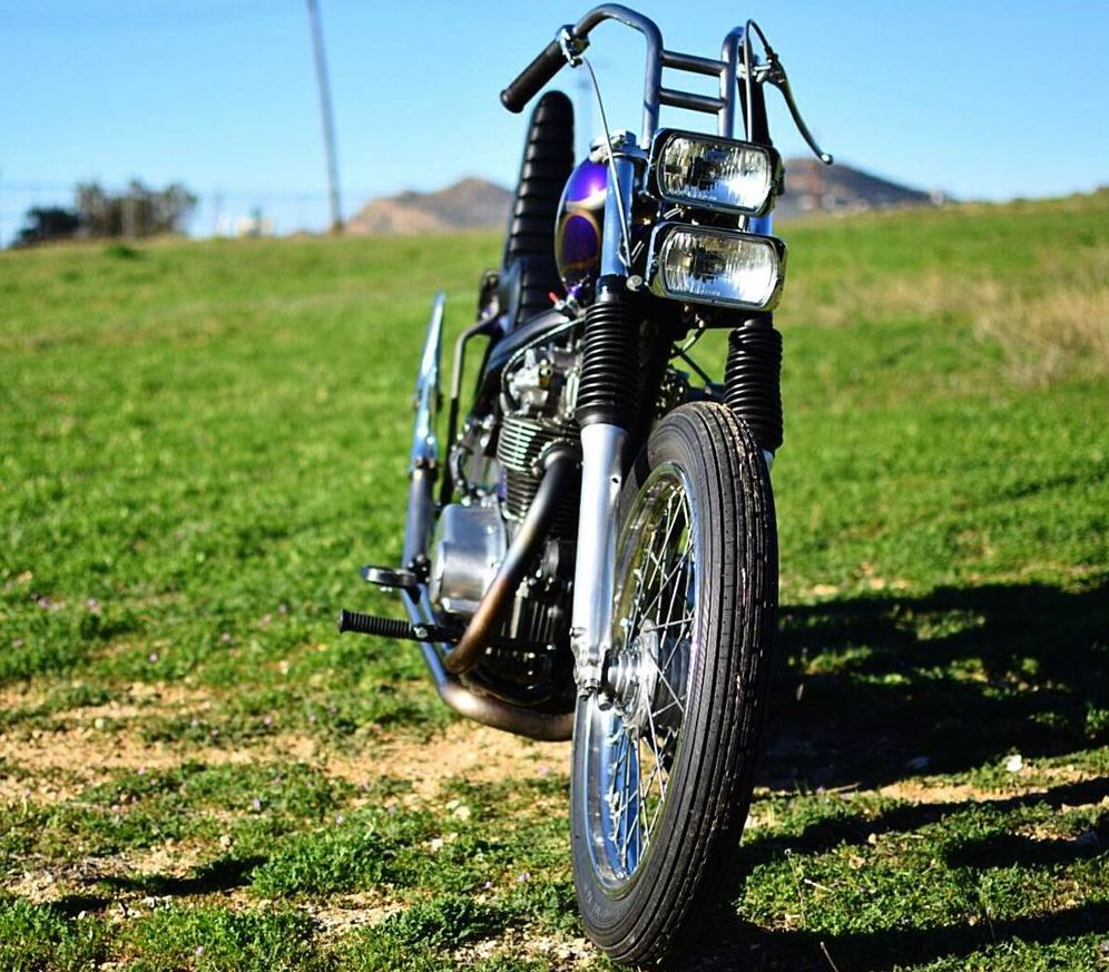 Honda CB500 Chopper Front Bike urious