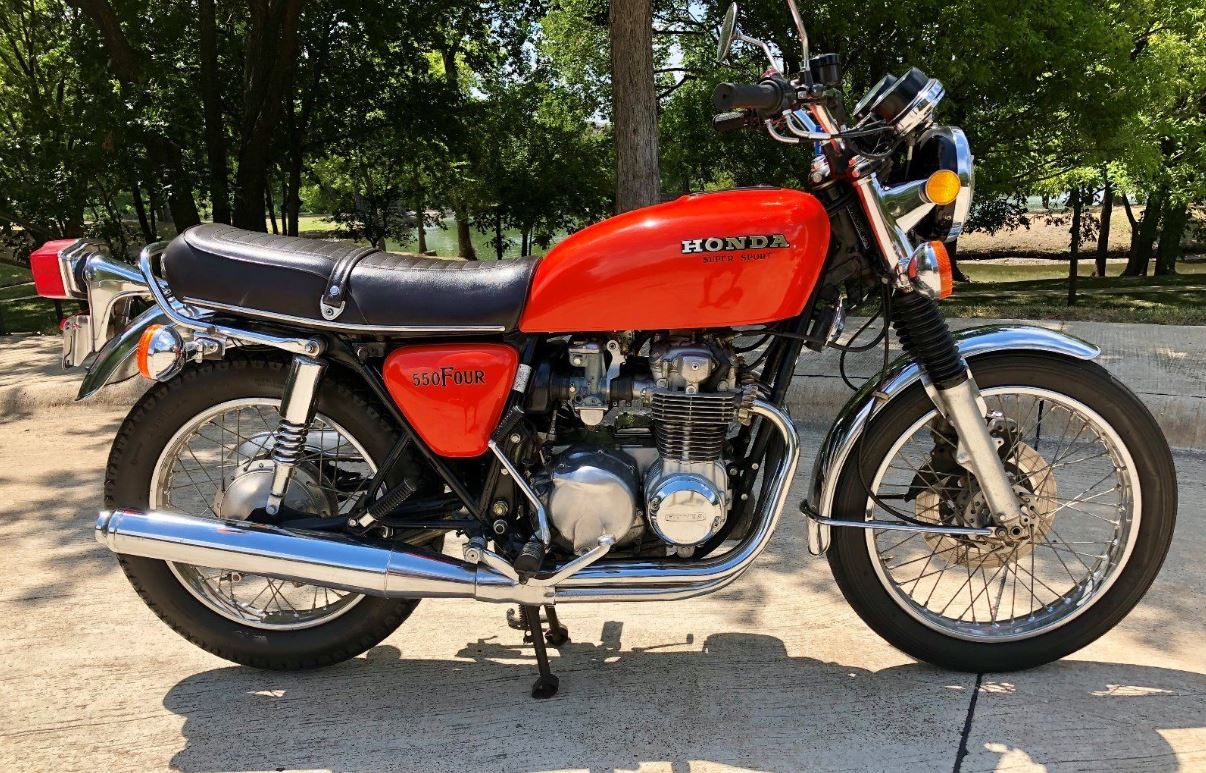 Honda CB550F Super Sport Right Side Bikeurious