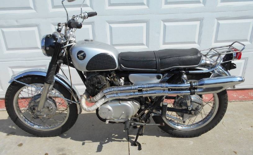 Honda CL77 305 Scrambler – Left Side | Bike-urious