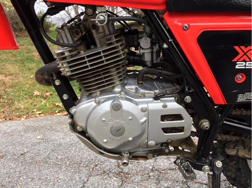 honda xr250r complete engine