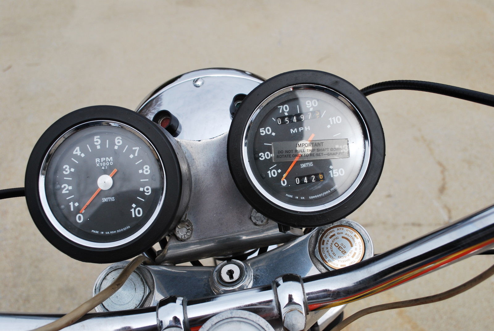 Triumph Hurricane – Gauges | Bike-urious