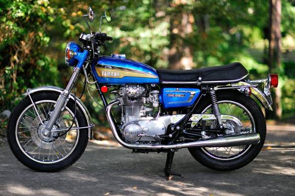 Yamaha TX650 – Left Side | Bike-urious